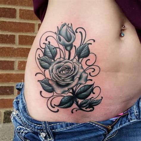 female hip tattoos